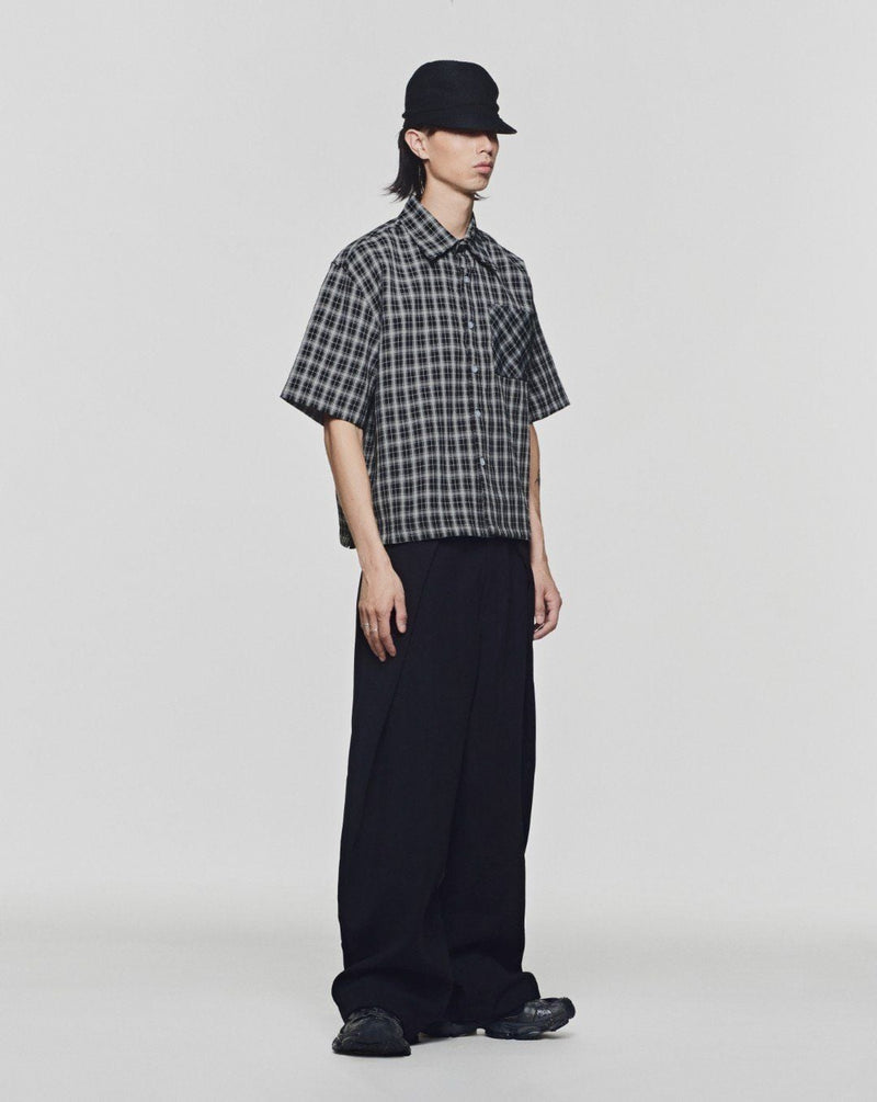Checked Black Caroline Boxy Shirt 2.0