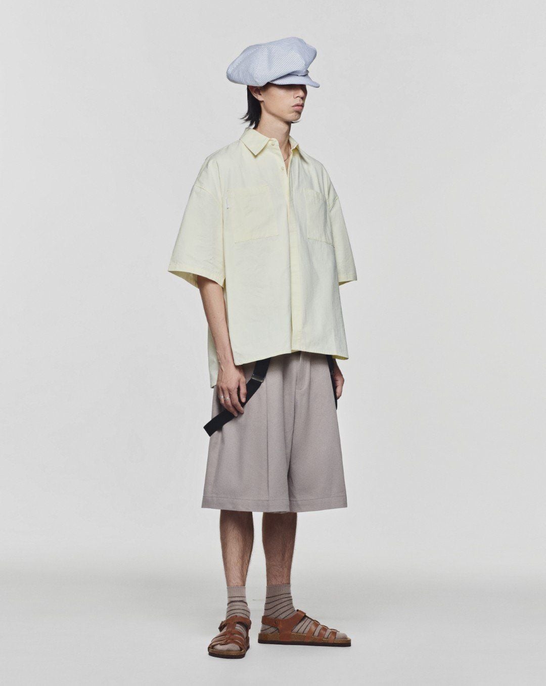 Gray Midday Miles Khaki Shorts
