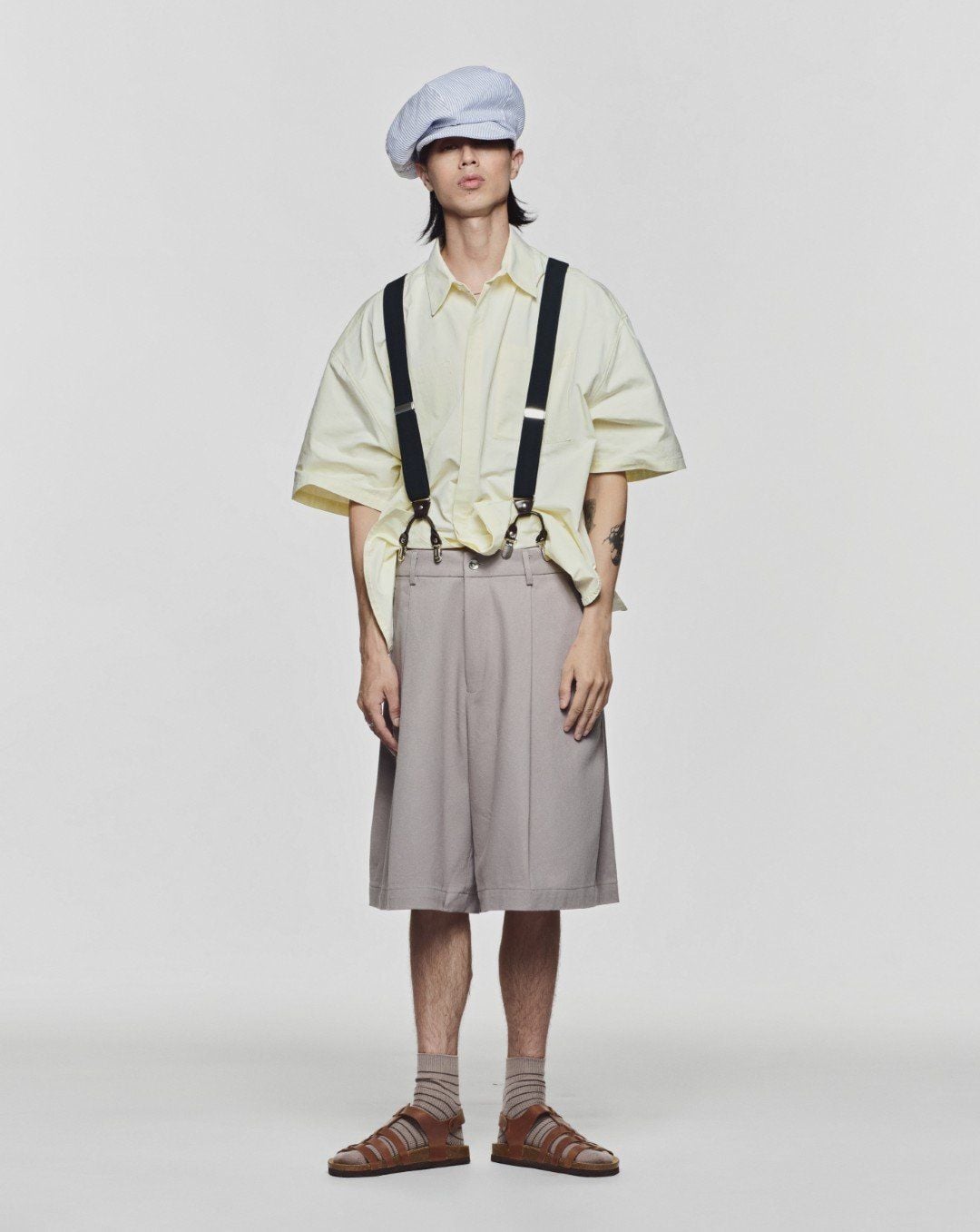 Gray Midday Miles Khaki Shorts