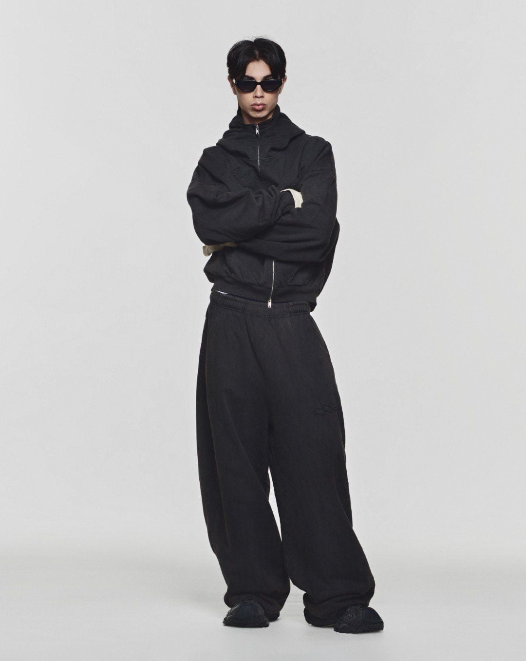 Washed Black Outsider Sweatpants