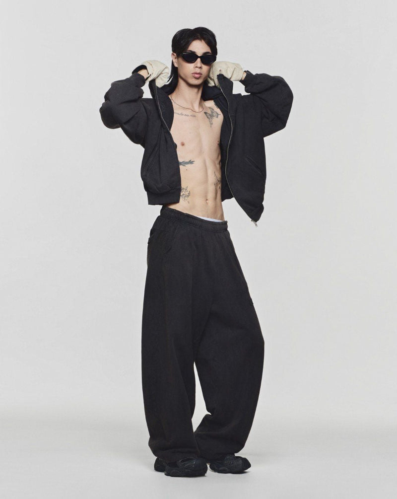 Washed Black Outsider Sweatpants