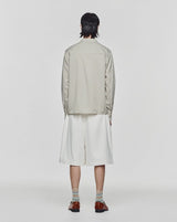White Midday Miles Khaki Shorts