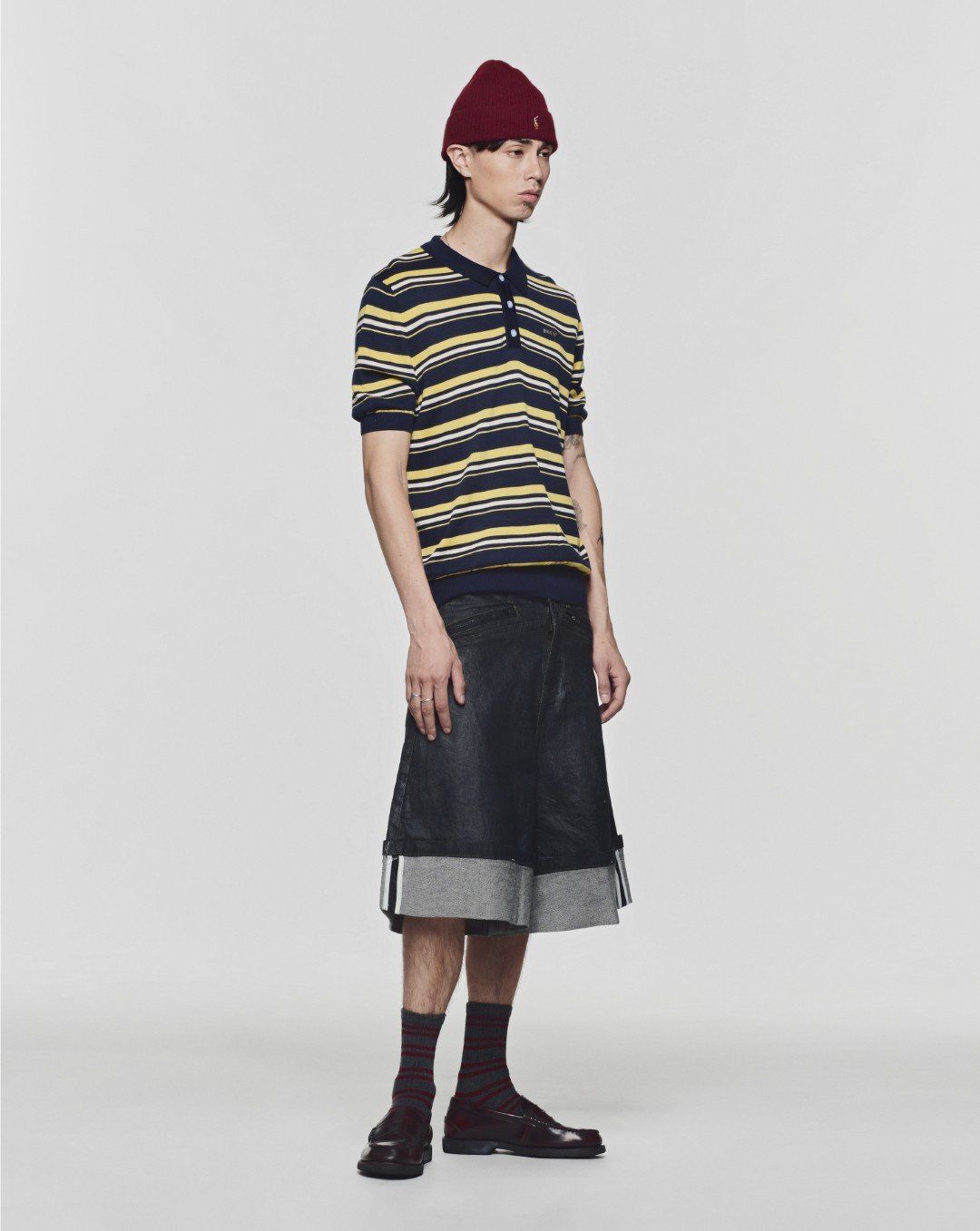 Striped Honey Campus Polo Shirt Lider Astoud