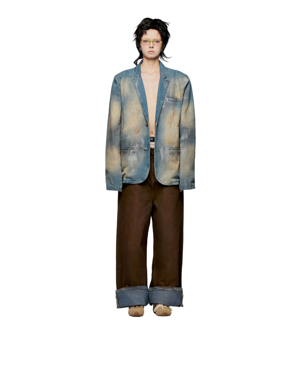 bleu-washed-oversized-blazer lider astoud