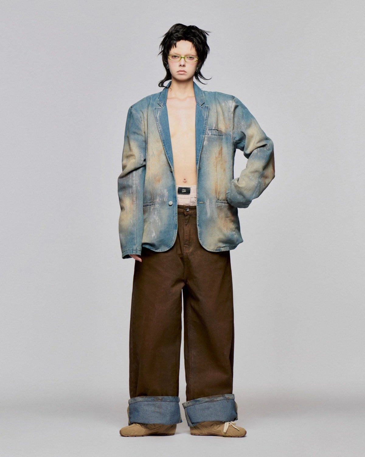 bleu-washed-oversized-blazer lider astoud