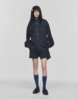 Mono Black Laidback Check Shorts