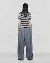 Striped Grey Campus Polo Shirt Lider Astoud