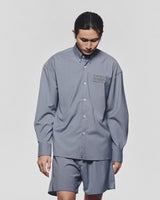 Misty Blue Laidback Check Shirt