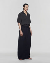 Striped Black Off-line Boxy Shirt