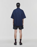 NAVY OFF DUTY BOXY SHIRT