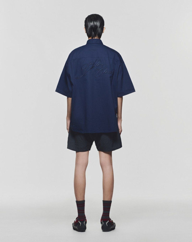 NAVY OFF DUTY BOXY SHIRT