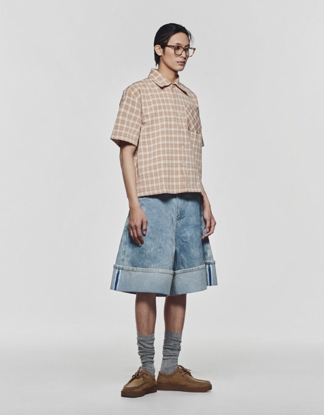 Checked Ginger Caroline Boxy Shirt 2.0