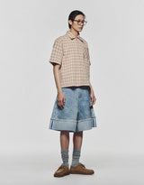 Checked Ginger Caroline Boxy Shirt 2.0
