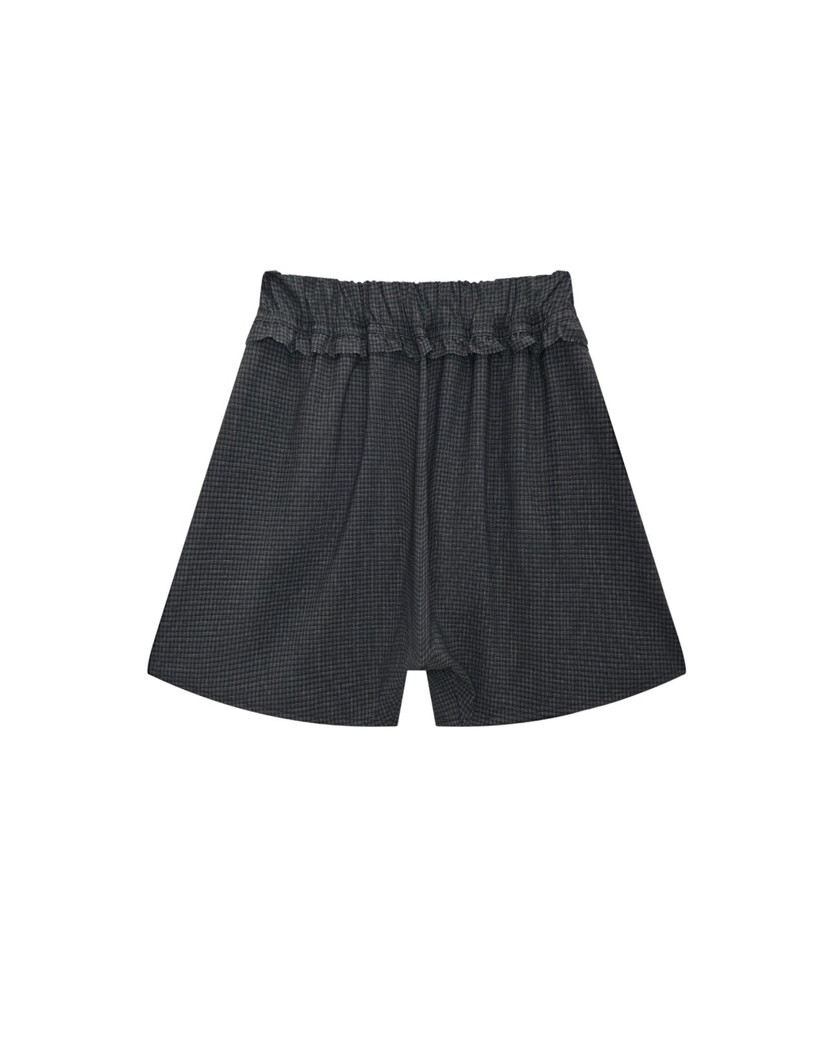 Mono Black Laidback Check Shorts