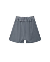 Misty Blue Laidback Check Shorts