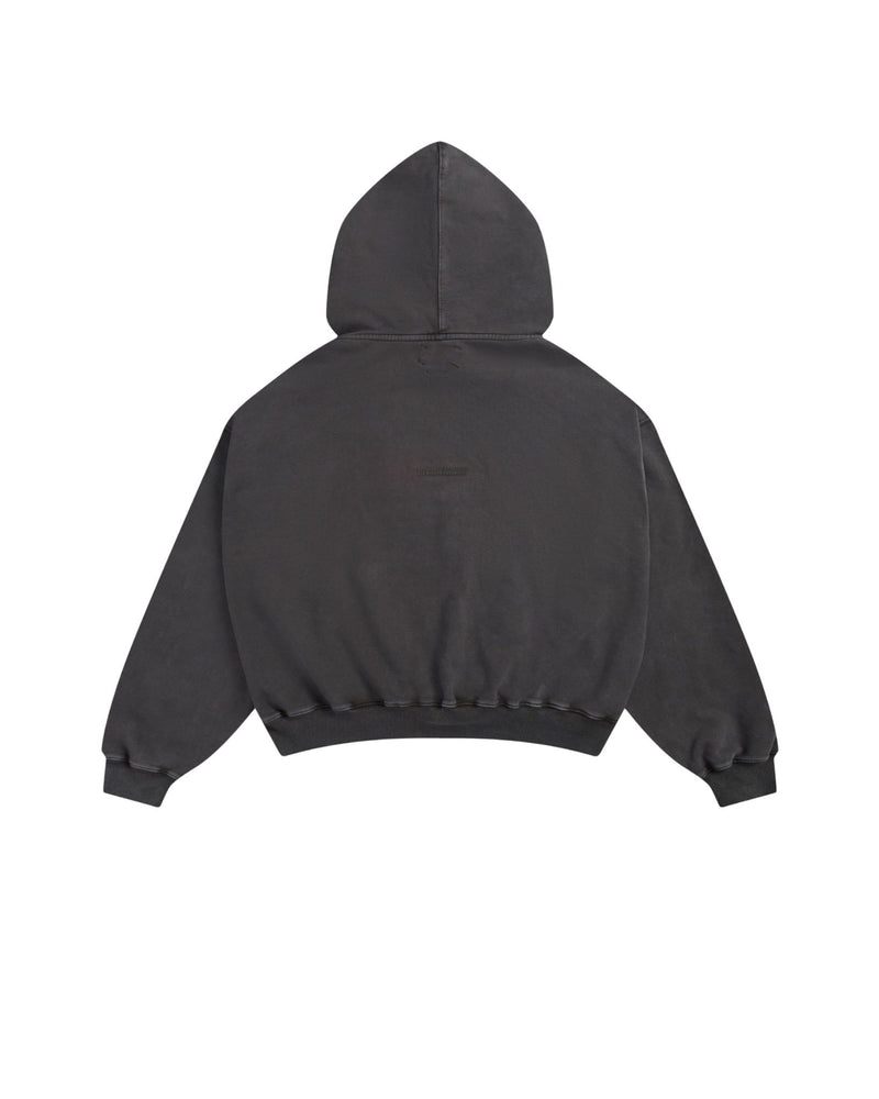 Mid Grey Washed Core Hoodie