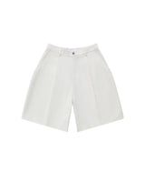 White Midday Miles Khaki Shorts