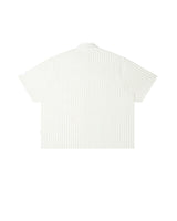 Striped White Off-line Boxy Shirt