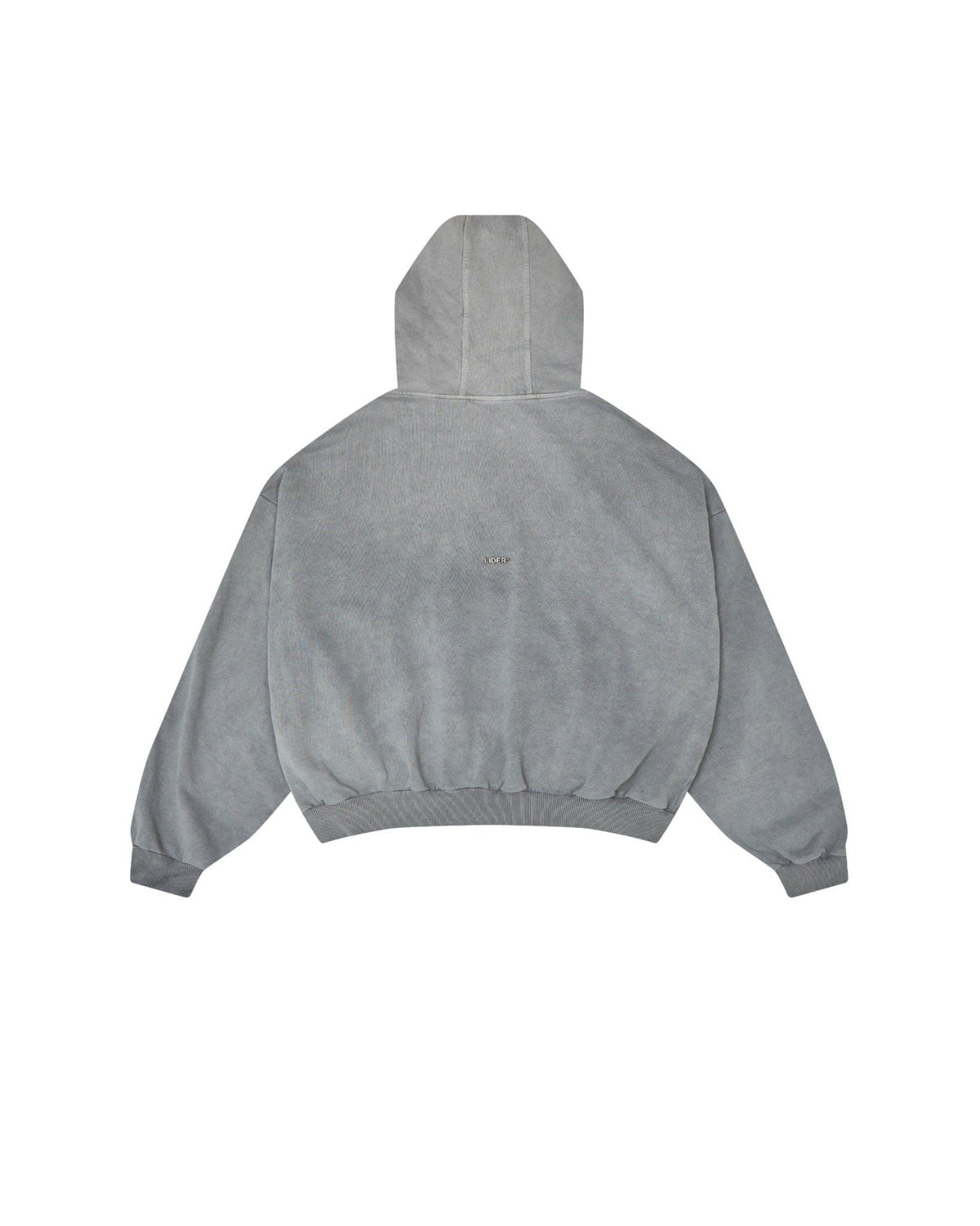 Washed Grey Outsider Zipper Jacket