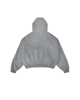 Washed Grey Outsider Zipper Jacket