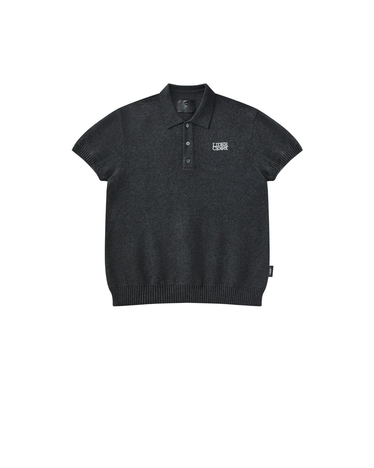 gray-the-elan-knit-polo-shirt lider astoud