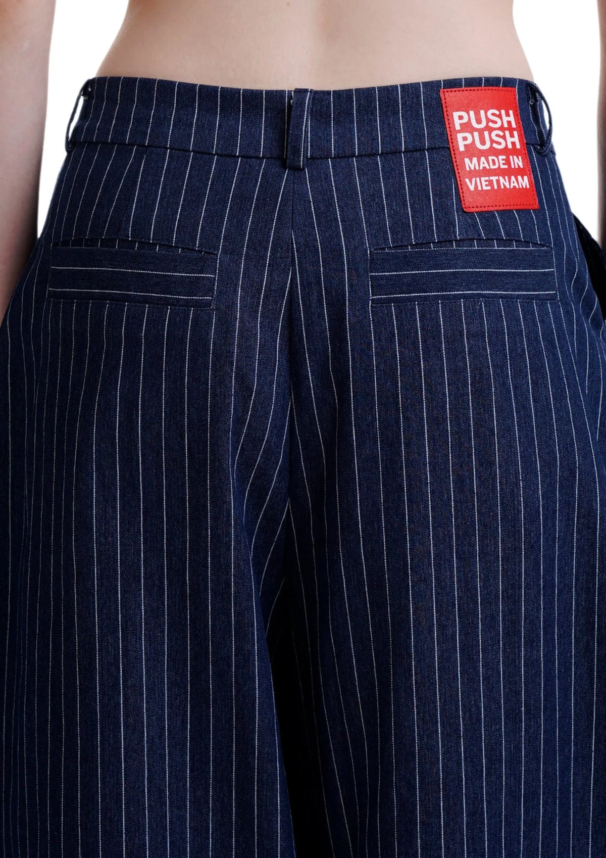 navy-stripes-pants push push astoud