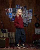 Burgundy Finn Raglan Jacket