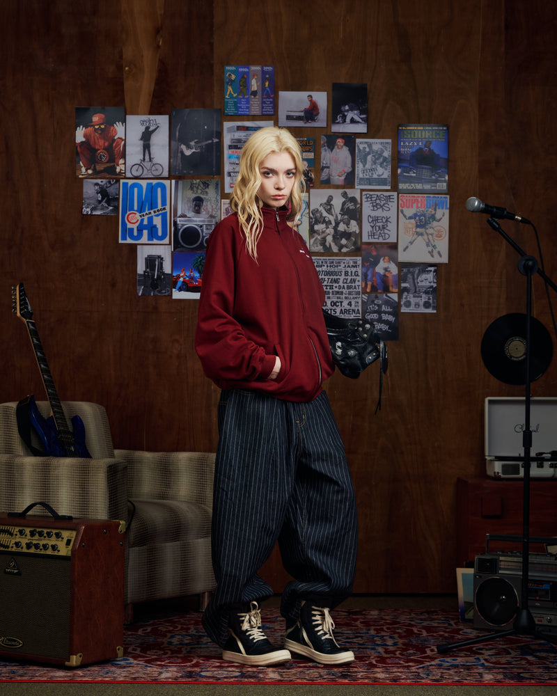 Burgundy Finn Raglan Jacket