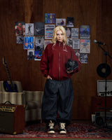Burgundy Finn Raglan Jacket