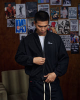 Black Finn Raglan Jacket