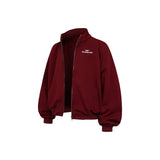 Burgundy Finn Raglan Jacket