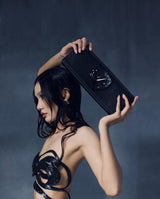 Anthurium Maxi Clutch Bag
