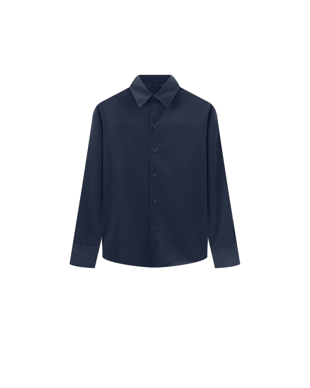 QUIET NAVY SKINSHIP REGULAR SHIRT
