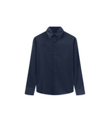 QUIET NAVY SKINSHIP REGULAR SHIRT