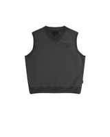 Misty Grey Hugged V-Neck Gilet