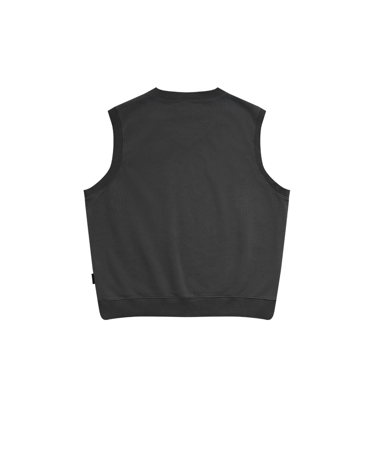 Misty Grey Hugged V-Neck Gilet