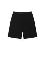Black Utility Belt Shorts