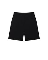 Black Utility Belt Shorts