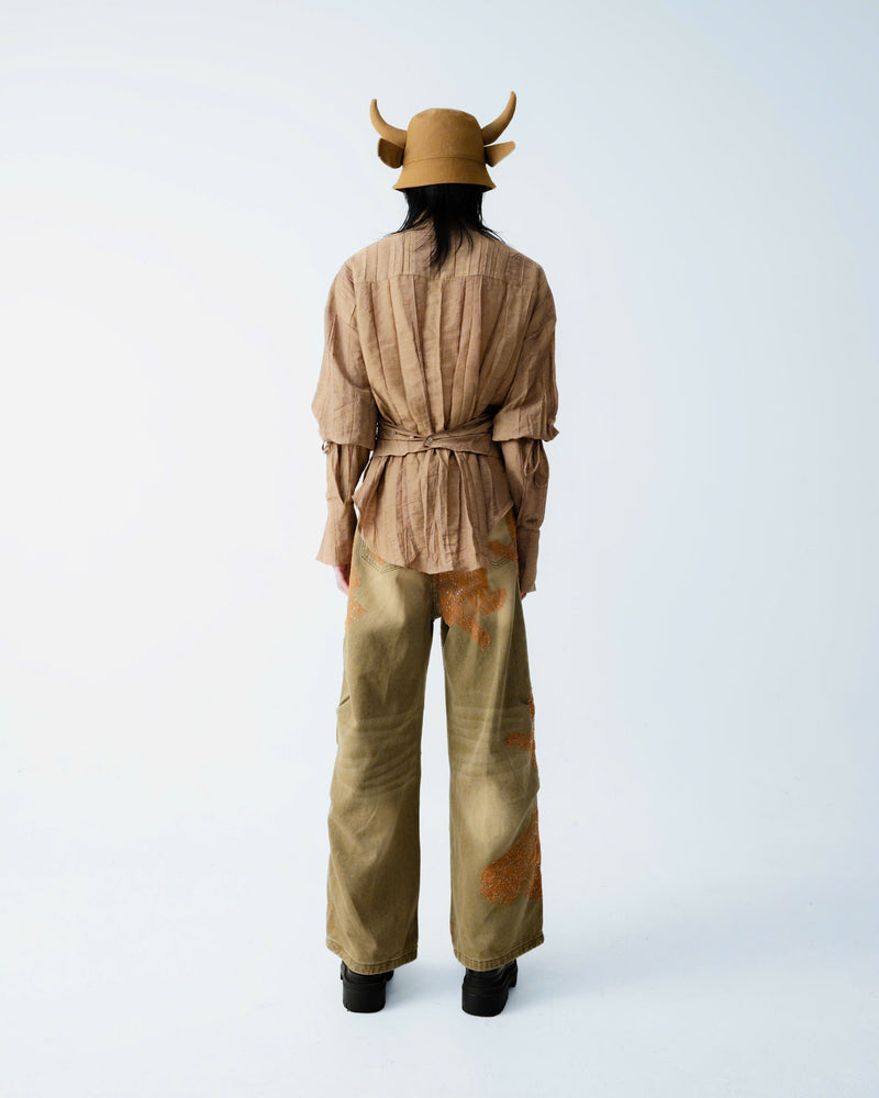 brown-tan-tao-shirt an heritage astoud