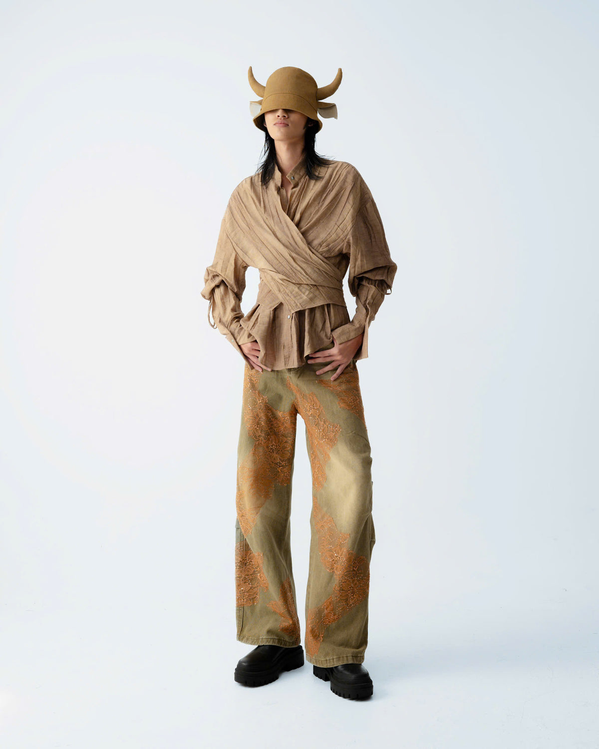brown-tan-tao-shirt an heritage astoud