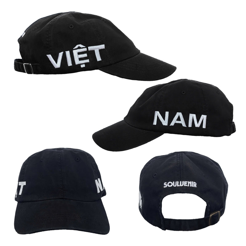 Black Vietnam Cotton Hat